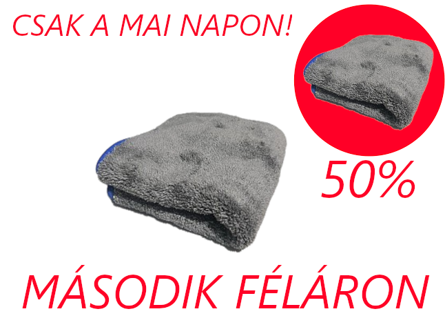 Járműszárító törölköző akció a MÁSODIK FÉLÁRON