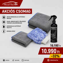 Autóápolási csomag mikroszálas kesztyűvel kerámia sprayel és törölközőkkel
