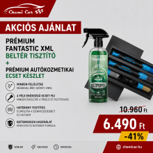 Prémium Fantastic XML beltér tisztító + Prémium autókozmetikai ecset készlet